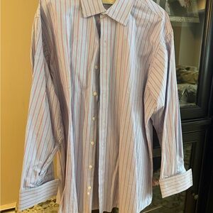 Michael Kors Men's Striped Button-Down Shirt